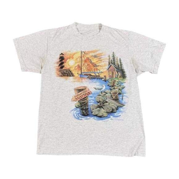American Vintage Other - Vintage Single Stitch Sailing Ocean Nature Tshirt Size Large